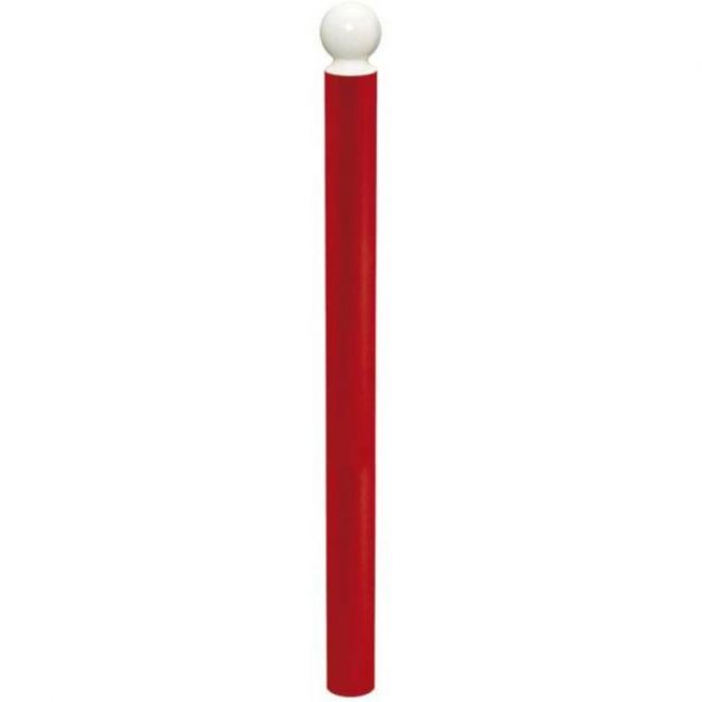 Potelet Boule haute visibilité Ø114 mm bordeaux Potelet Boule haute visibilité Ø114 mm bordeaux