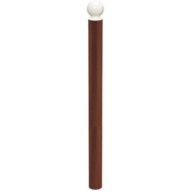 Potelet Boule haute visibilité Ø114 mm corten Potelet Boule haute visibilité Ø114 mm corten