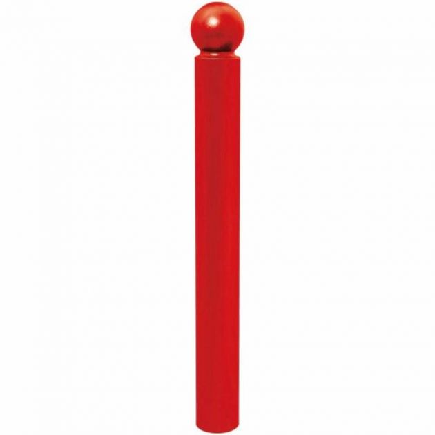 Potelet Boule Ø114 mm rouge