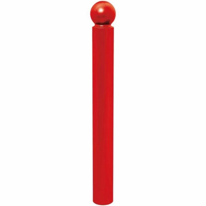 Potelet Boule Ø114 mm rouge