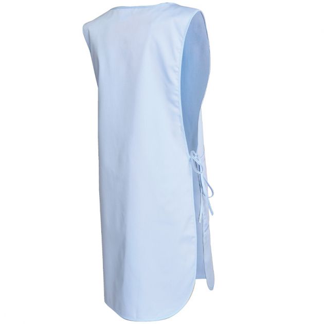 Chasuble Marion mc pc uni bleu ciel dos Chasuble Marion mc pc uni bleu ciel dos