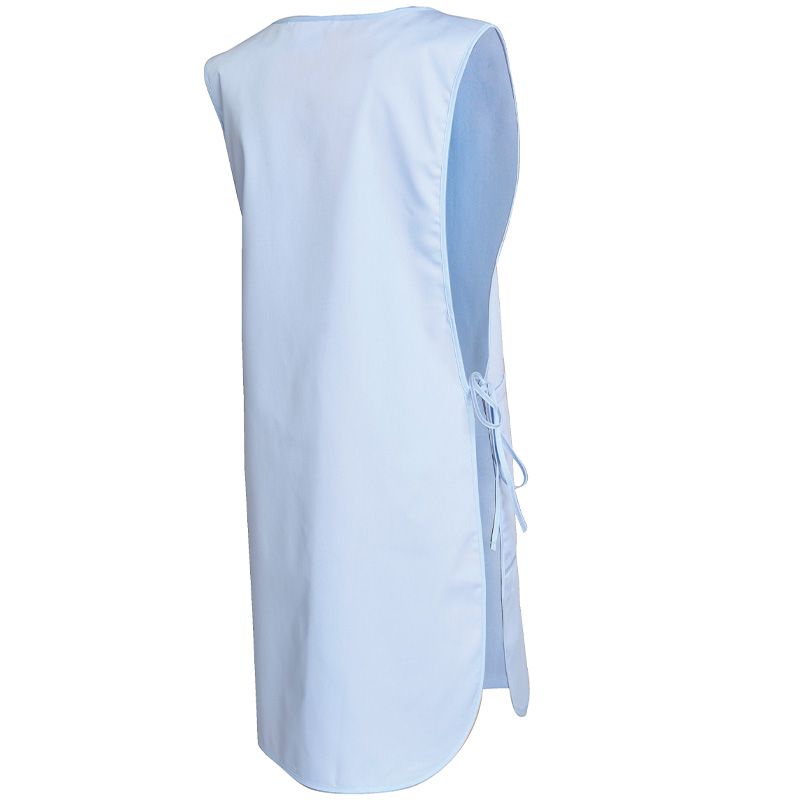 Chasuble Marion mc pc uni bleu ciel dos Chasuble Marion mc pc uni bleu ciel dos