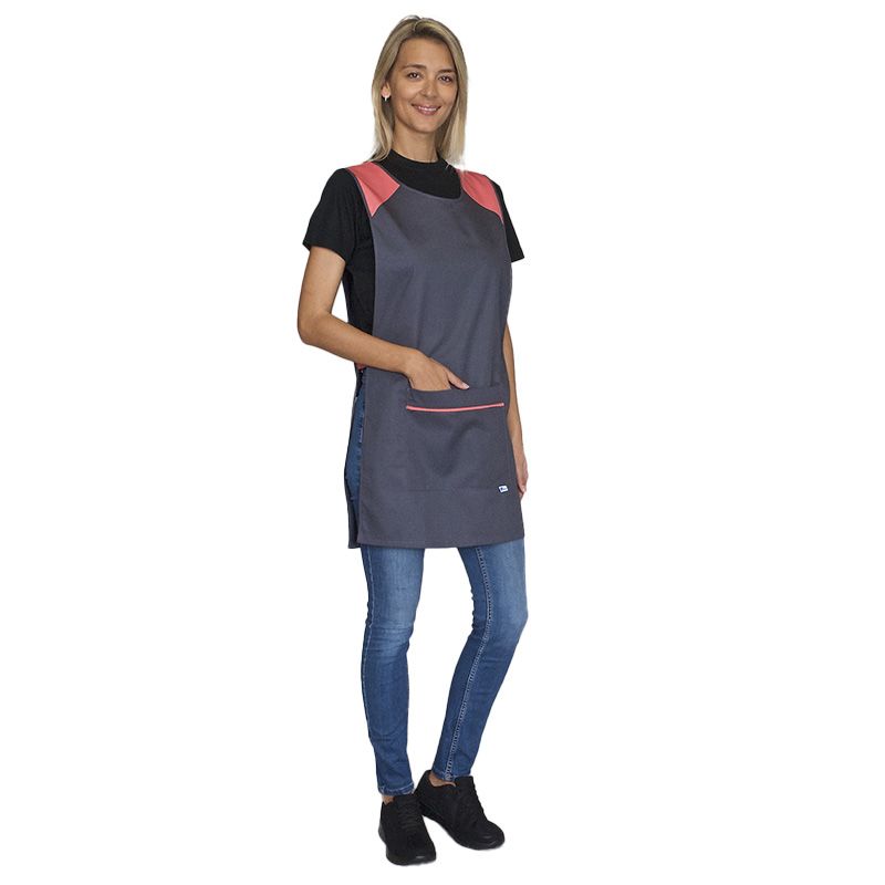 Chasuble eloise p/c gris nimbus/abricot mannequin Chasuble eloise p/c gris nimbus/abricot mannequin