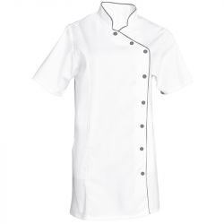 Odile tunique femme blanc/gris