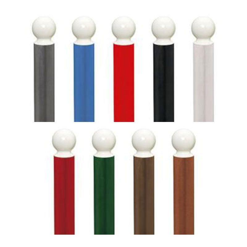 Poteaux urbains PMR boule haute visibilité Ø 76 mm multicolore boule