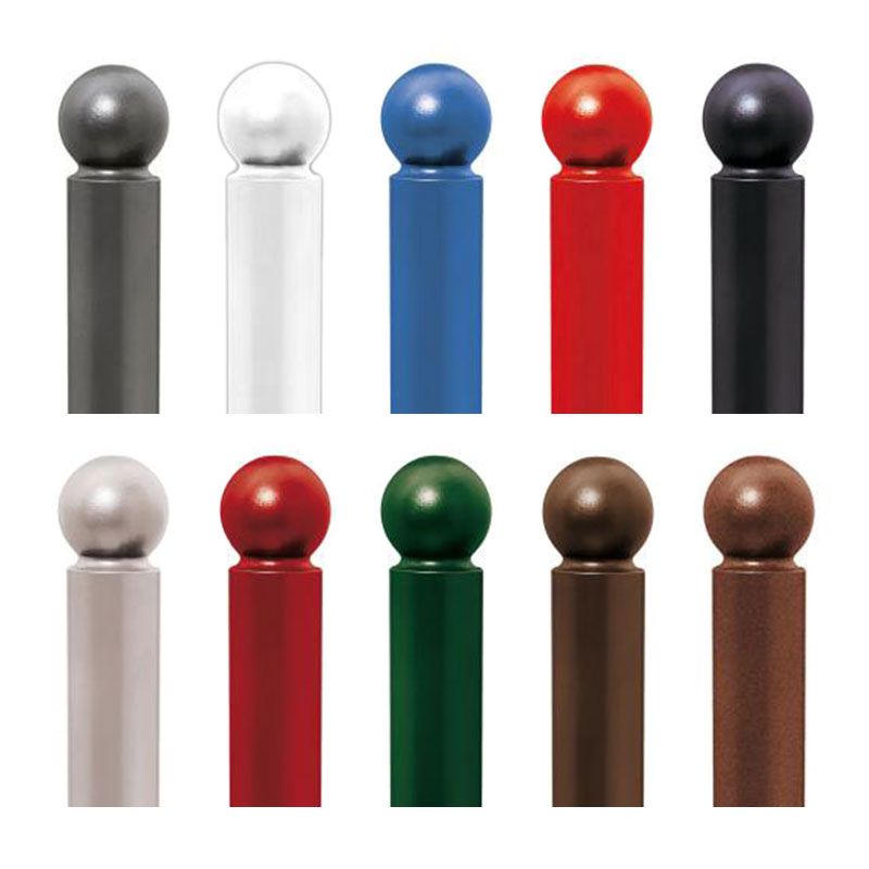 Poteaux urbains boule Ø 114 mm multicolore