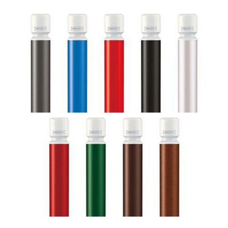 Poteaux urbains PMR à gorge haute visibilité Ø 102 mm multicolore