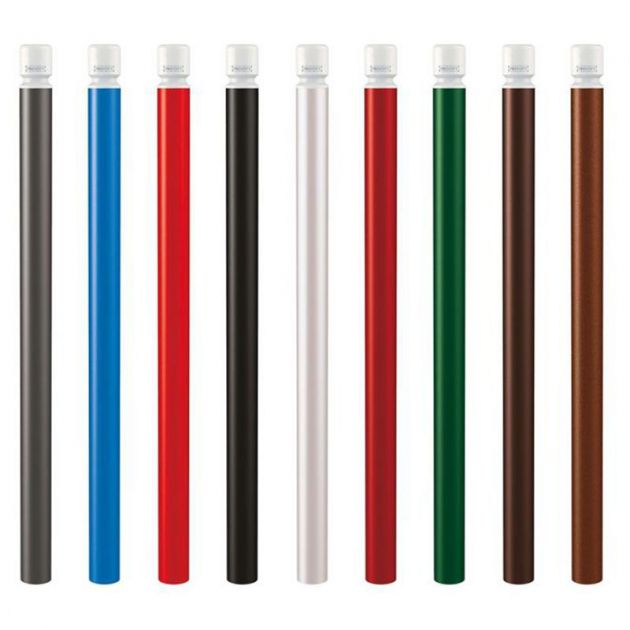 Poteaux de rue PMR à gorge haute visibilité Ø 102 mm multicolore