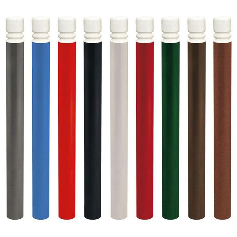 Poteaux urbains PMR à double gorge haute visibilité Ø 114 mm multicolore Poteaux urbains PMR à double gorge haute visibilité Ø 114 mm multicolore