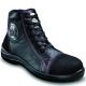 Chaussures de sécurité hautes femme en cuir noir Liberty S3 SRC