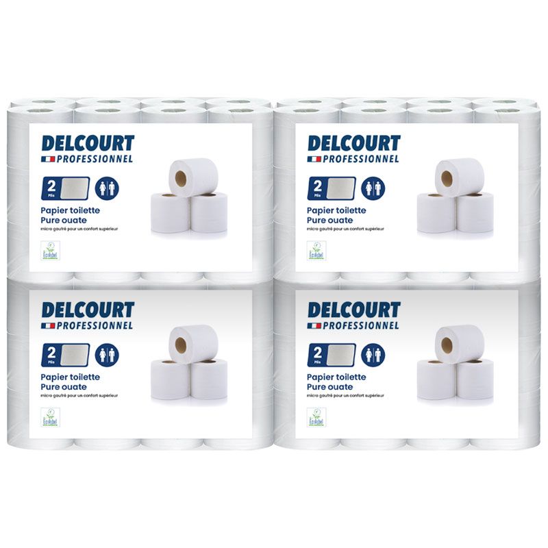 Papier toilette 2 plis Ecolabel 96 rouleaux