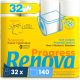 Papier toilette double épaisseur 32 rouleaux Renova Progress