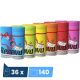 Papier toilette couleur parfumé 3 plis Red Label Maxi Renova - lot de 36 rouleaux