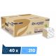 Papier toilette plié EcoNatural - colis de 8400 feuilles