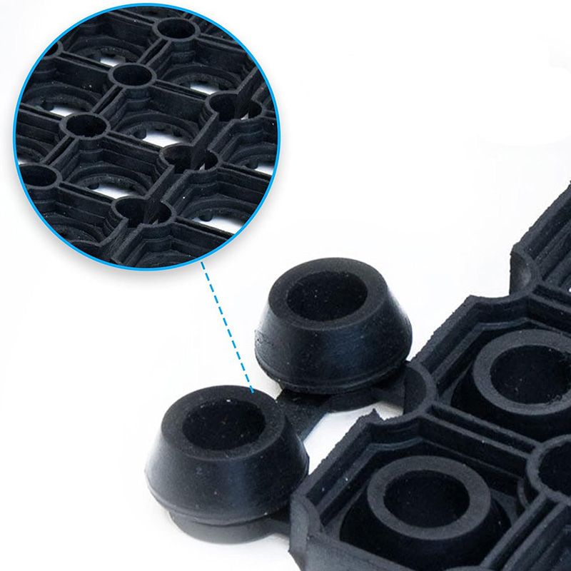 Attaches fixation pour caillebotis caoutchouc focus