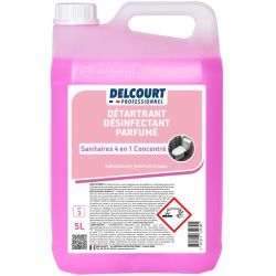 Nettoyant sanitaires concentré 4 en 1 Delcourt 5 L