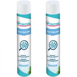 2 Sprays purificateur d'air désinfectant 750 ml Wyritol
