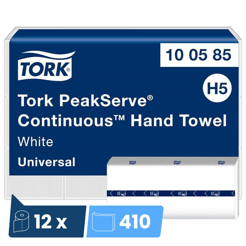 Essuie mains Tork H5 Peakserve Universal 12 x 410 feuilles