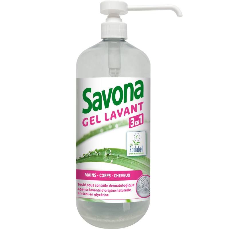 Gel douche shampoing Ecolabel 1 L Gel douche shampoing Ecolabel 1 L