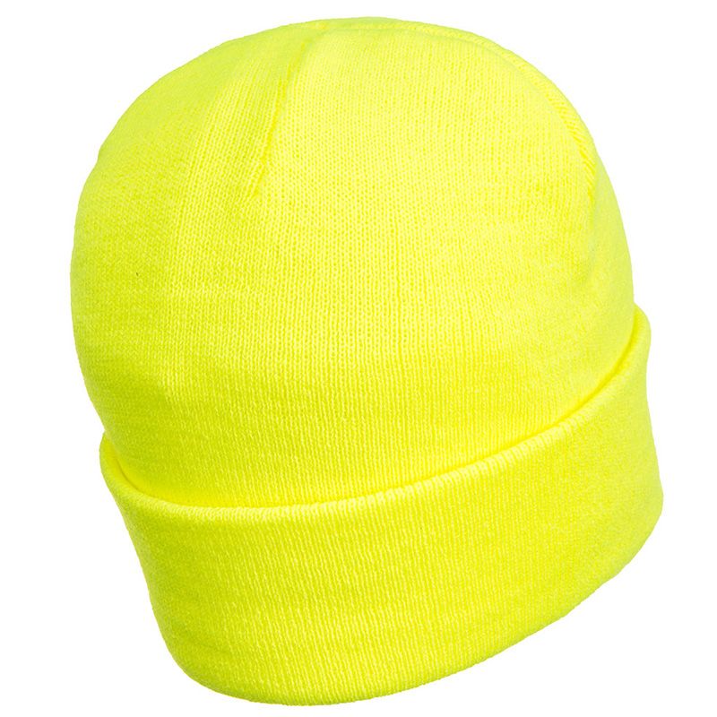 Lampe frontale LED rechargeable USB Beanie jaune