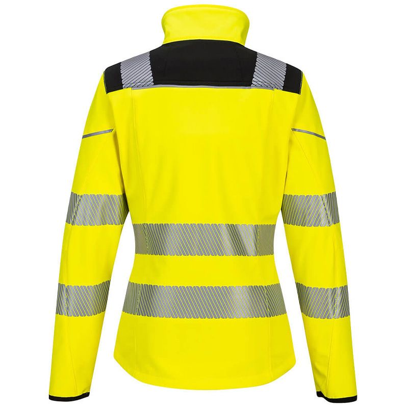 Softshell PW3 haute visibilité pour femmes dos