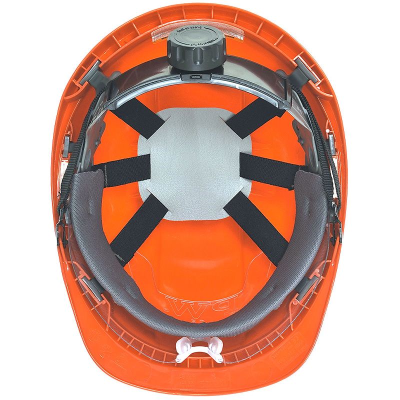 Casque à visiere Endurance Plus visor orange dessous