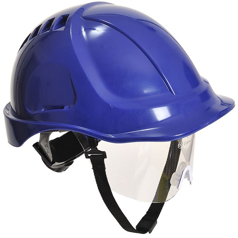 Casque à visiere Endurance Plus visor bleu 