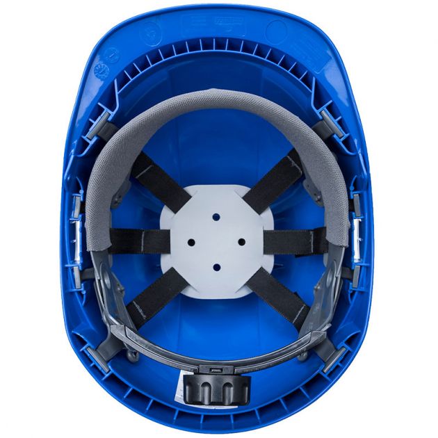 Casque à visiere Endurance Plus visor bleu dessous