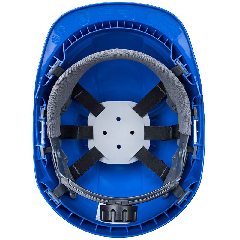 Casque à visiere Endurance Plus visor bleu dessous