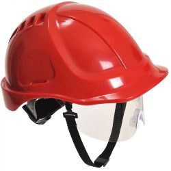 Casque à visiere Endurance Plus visor rouge