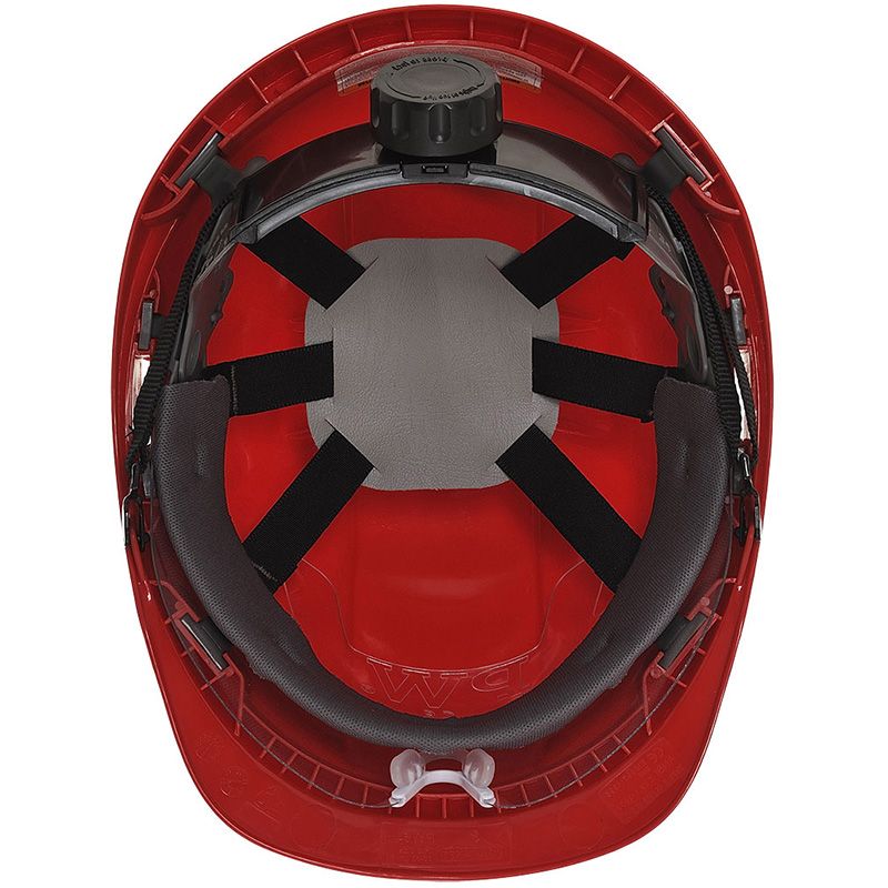 Casque à visiere Endurance Plus visor rouge dessous