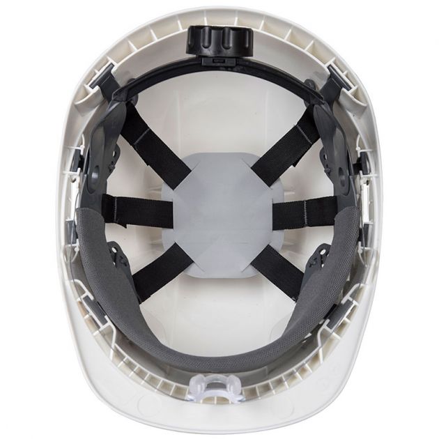 Casque à visiere Endurance Plus visor blanc dessous