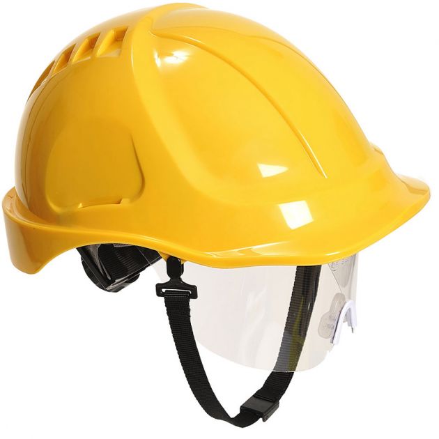Casque à visiere Endurance Plus visor jaune