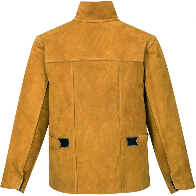 Veste de soudeur en cuir dos