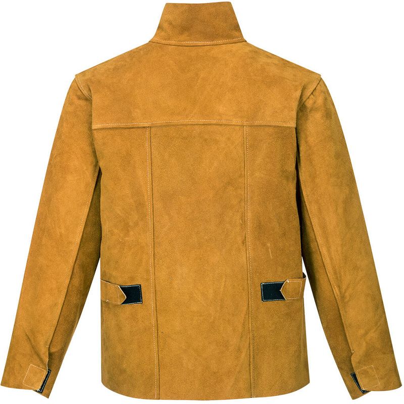 Veste de soudeur en cuir dos