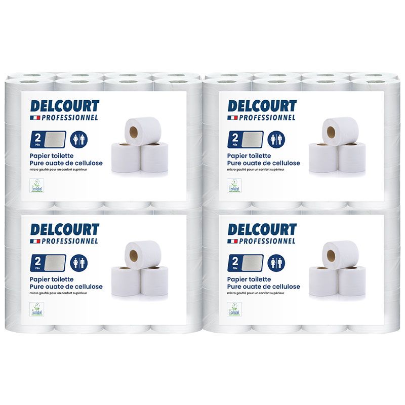 Papier toilette 2 plis Ecolabel 96 rouleaux