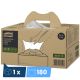 Chiffon de Nettoyage Industriel 1 pli blanc Tork W7 - boîte de 180