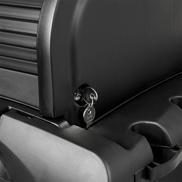 Chariot de ménage Hygen Rubbermaid vérouillage à clé sécurisé Chariot de ménage Hygen Rubbermaid vérouillage à clé sécurisé