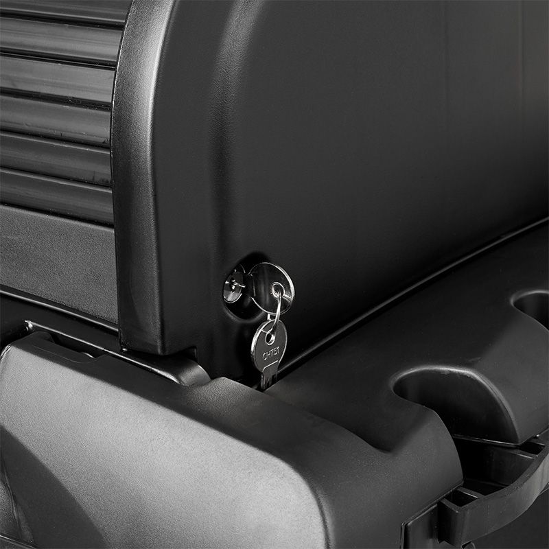 Chariot de ménage Hygen Rubbermaid vérouillage à clé sécurisé Chariot de ménage Hygen Rubbermaid vérouillage à clé sécurisé