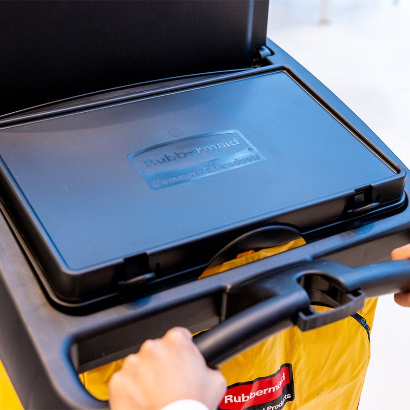 Chariot de ménage Hygen Rubbermaid poignées Chariot de ménage Hygen Rubbermaid poignées