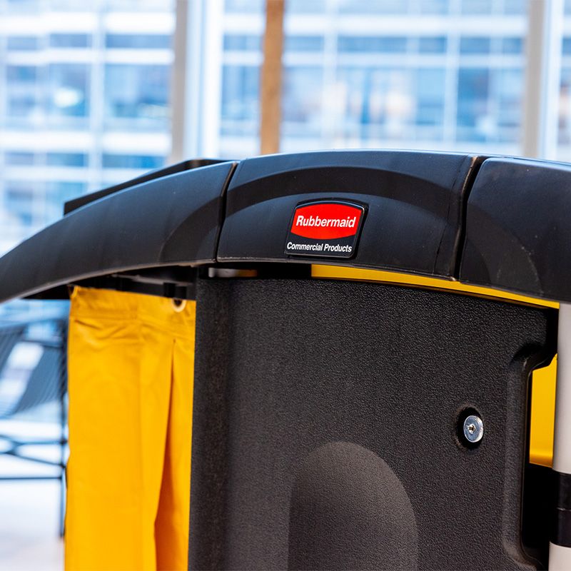 Chariot de ménage Hygen Rubbermaid focus marque Chariot de ménage Hygen Rubbermaid focus marque