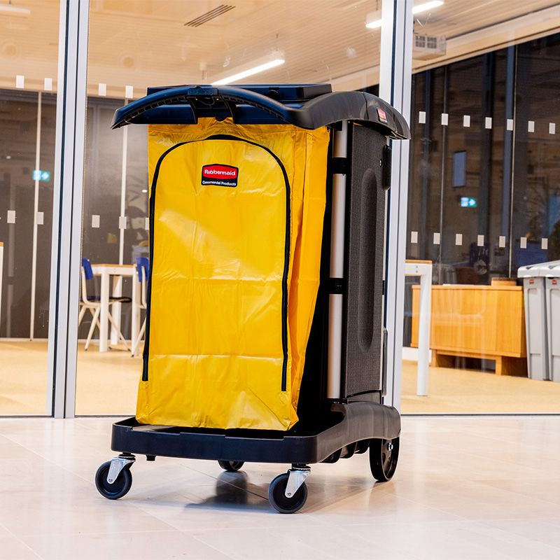 Chariot de ménage Hygen Rubbermaid panier Chariot de ménage Hygen Rubbermaid panier