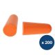 Bouchon d\'oreille anti bruit en mousse jetable x 200