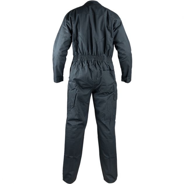 Combinaison double zip unie de dos