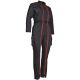 Combinaison de travail femme double zip noire Colline