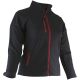 Veste de travail femme softshell noir Alba