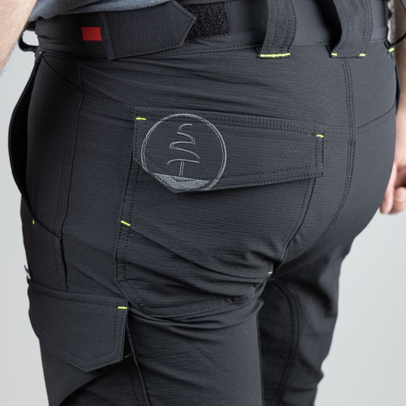 Pantalon cargo en ripstop léger extensible poches dos