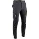Pantalon de travail cargo stretch ripstop noir