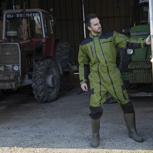 Trident combinaison2 zips bicolore ambiance