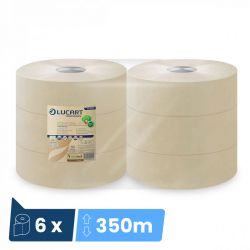 Papier toilette jumbo EcoNatural 350 m - colis de 6 bobines